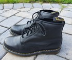 Dr. Martens 101 Smooth Black Leather 6-Eye Ankle Boots - Men’s Size 12 US — photo 1