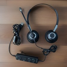 Jabra Biz 2400 II Duo USB Wired Headset with Noise Canceling Mic / 2499-829-309