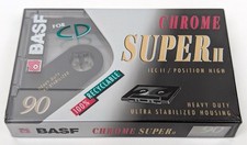 BASF Chrome Super II - 90 Minuten Audio Kassette - OVP & Neu