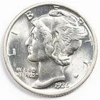 1936-P Mercury 90% Silver Dime BU (Brilliant Uncirculated)