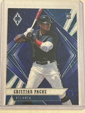 2021 Chronicles Phoenix Baseball Christian Pache Blue Velocity Parallel RC #23
