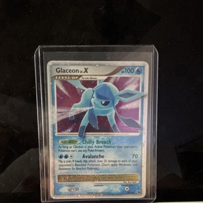 Pokemon Glaceon LV.X 98/100 Majestic Dawn Holo Ultra Rare 100HP Ryo Ueda
