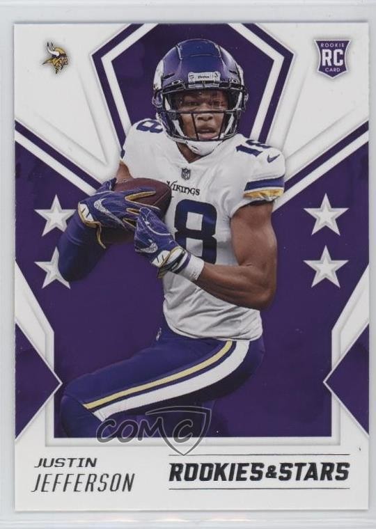 2020 Panini Rookies & Stars Rookie Justin Jefferson #122 RC 02wb