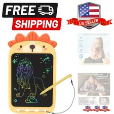 10 Inch LCD Writing Tablet, Erasable Doodle Board Toy, Cute Lion Drawing Pad ...