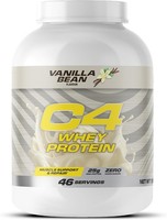 Cellucor C4 Whey Protein Powder Vanilla Bean 46 Servings Low Sugar