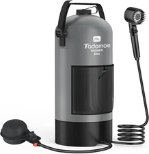 Portable Shower for Camping, 5 Gal/20 L Solar Heating Camping Shower Bag with Sh