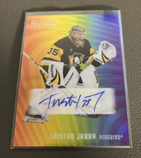 2025-26 Upper Deck Allure Color Flow Full Rainbow Auto Tristan Jarry #RA-TJ
