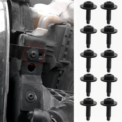10X Scheinwerferschraube Schraube M6X20 N90683302 Für VW Golf MK6 Passat Audi A4 - Bild 1 von 4