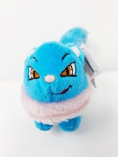NEOPETS Thinkway Toys 2004 Blue Wocky Plush Clip Neopet with Tags