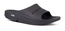 New OOFOS Men's OOahh Slide Sandal - Black - ONLY 40 and Free Shipping