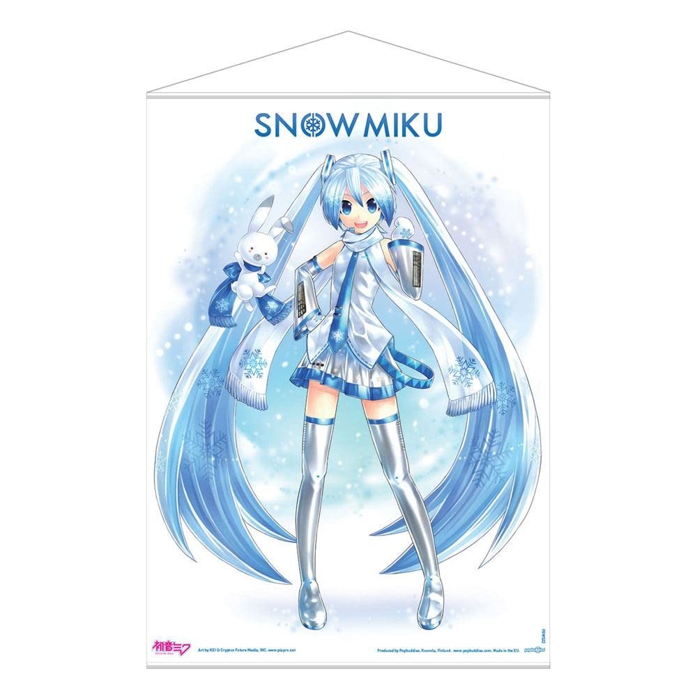 Настенный рулон POPBUDDIES Hatsune Miku Snow Miku 50 x 70 см
