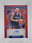 CARLOS BOOZER 2024-25 DONRUSS OPTIC OPTI-GRAPHS RED CHOICE PRIZM AUTO Q5692