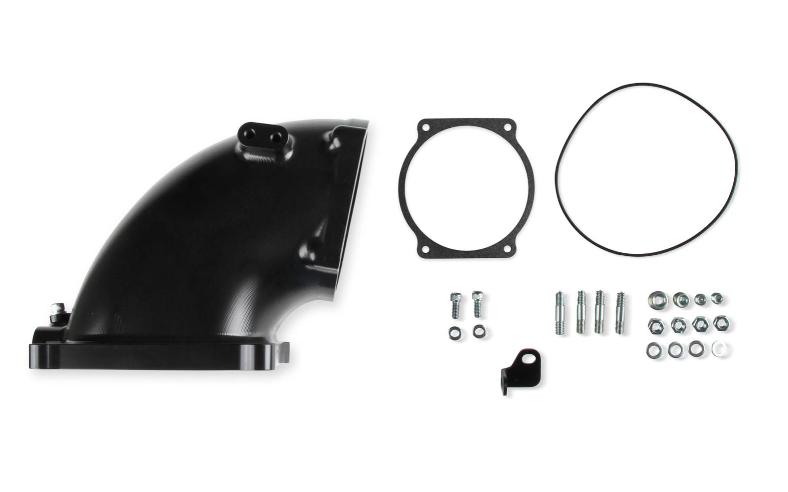 Holley 300-253BK Universal Black Billet EFI Throttle Body Intake Elbow