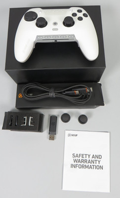 SCUF Envision Pro V1 Wireless Controller For PC Only White w/Dongle