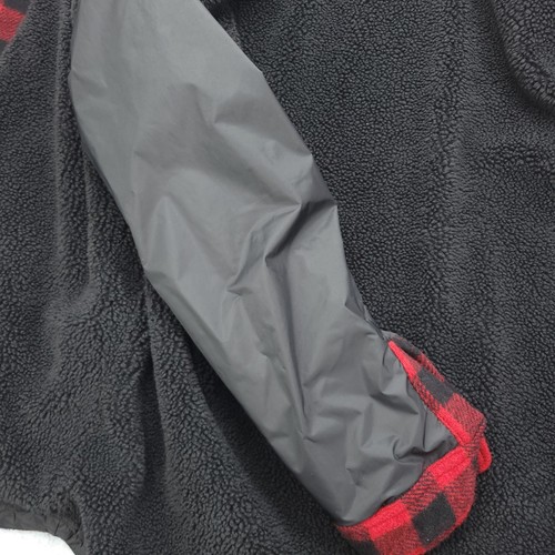 LL Bean Flannel Jacket Mens XL Tall Wool Blend Buffalo Plaid Fleece Lined Coat - Picture 8 of 17