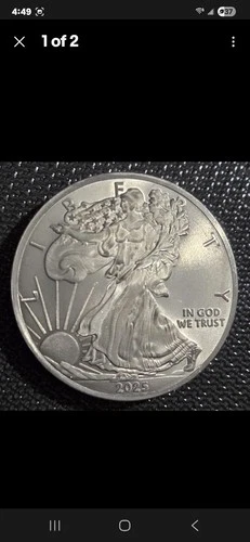 American Silver Eagle Air-Tite Capsule 2025 1 oz Titanium Bullion Coin