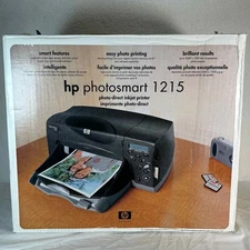 HP Photosmart 1215 Photo Direct Inkjet Printer New No Ink