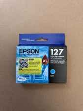 Epson 127 XL Cyan Printer Ink Cartridge Extra High Capacity Exp 11/2025