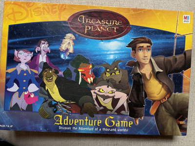 Vintage Disney Treasure Planet Adventure Board Game w/ Instructions