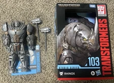 Transformers Studio Series 103 Rhinox With TWO HAMMERS OFFICIAL