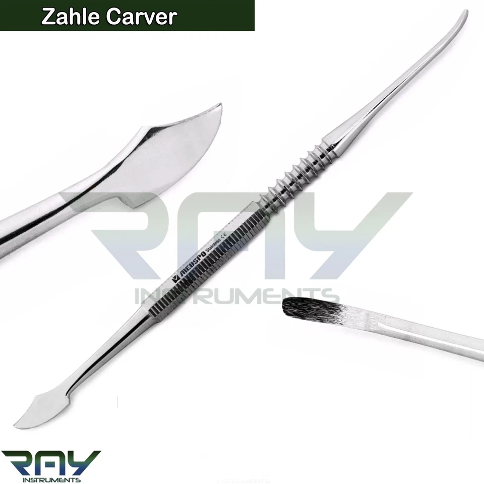 Kit de instrumentos de laboratorio dental cera y modelado talladores mezclador espátula cuchillo Foto 2 de 4