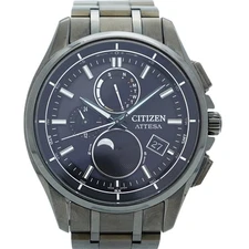CITIZEN 5wwm0032 Attesa H874 005HK02 Black Dial Used men Watch
