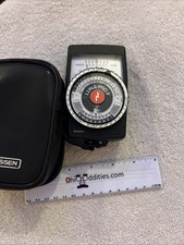 Gossen Luna Pro F Ambient/Flash Analog Light Meter  Original Leather Case