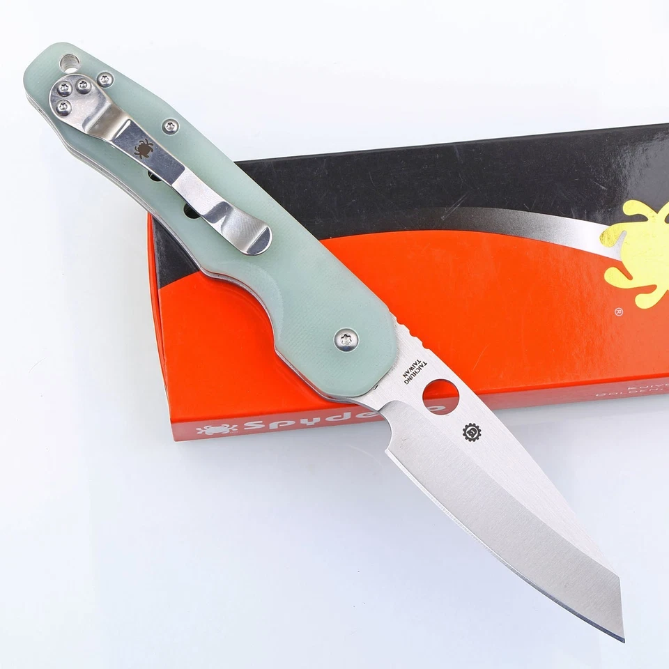 Navaja de Bolsillo Táctica Plegable Smock Transparente Transparente Mango G10 Bloqueo Inferior Foto 2 de 4