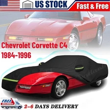 4 Layer Custom Car Cover For Chevrolet Corvette C4 1984-1988 Waterproof Outdoor