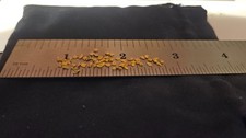 21K Gold Raw Nevada Placer Nuggets 0.010-0.019 grams TINY 5811.44 per troy oz
