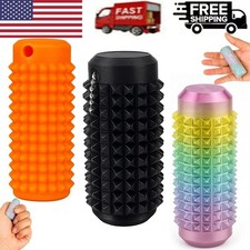 1/3x Spiky Grippie Stim Keychain Anxiety Relief Pain Fidget ADHD Roller Massage