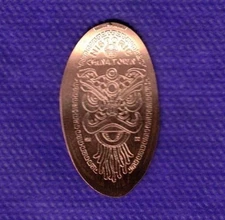 HAWAII HISTORIC CHINATOWN DRAGON Elongated Pressed Copper Penny