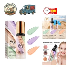 Lightweight Moisturizing Face Primer with SPF 50 - Instant Radiance Booster