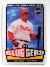 Jim Thome 2004 Upper Deck 3-D Sluggers Card #412 - RARE