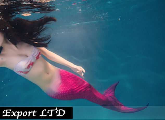 Costume Coda Sirena 4 Punte Donna Swimsuit Mermaid Tail Mare Piscina SMZ013  D 