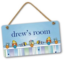 New Born Personalized Baby Themed Bedroom Door  Wall Hanging Sign