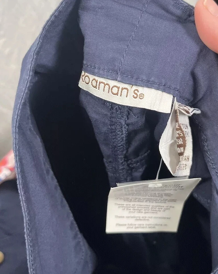 Pantalones Cortos para Mujer Roaman 28W Chino Bolsillos Carga Cordón Pierna Mezcla Algodón Nuevos con Etiquetas Foto 4 de 4