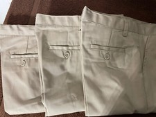 3 Authentic Galaxy Boy's Uniform Shorts Beige School NWOT Size 10 3 Pairs 