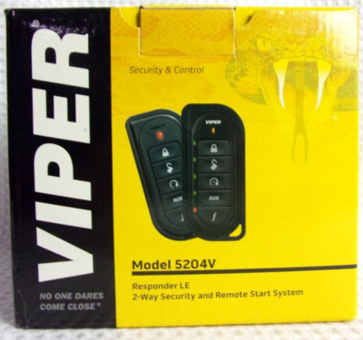 Viper Responder LE 5204V 2-Way Security & Remote Start System NOS