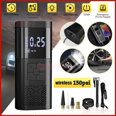 Car Air Tire Pump Inflator Compressor Digital Electric Auto Portable 150PSI 12V