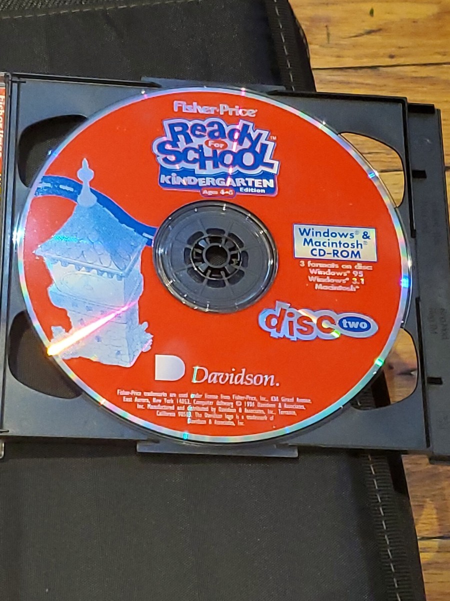 Incomplete Ready For School PC CD Rom Disc 1 is missing only disc