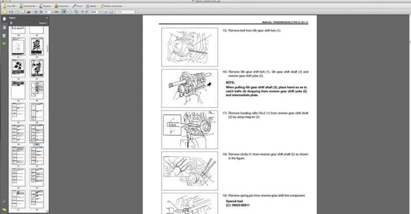 Suzuki Grand Vitara ('98-2005) manuale officina su Cd - Immagine 3 di 4