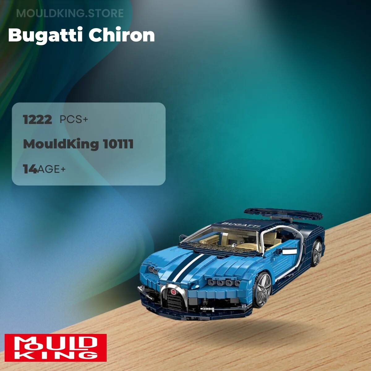 MOULD KING 10111 Bugatti Chiron with 1222 Pieces | eBay