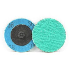 2in 36 Grit Green Zirconia Roll Lock Die Grinder Sanding Quick Change Disc 50PCS