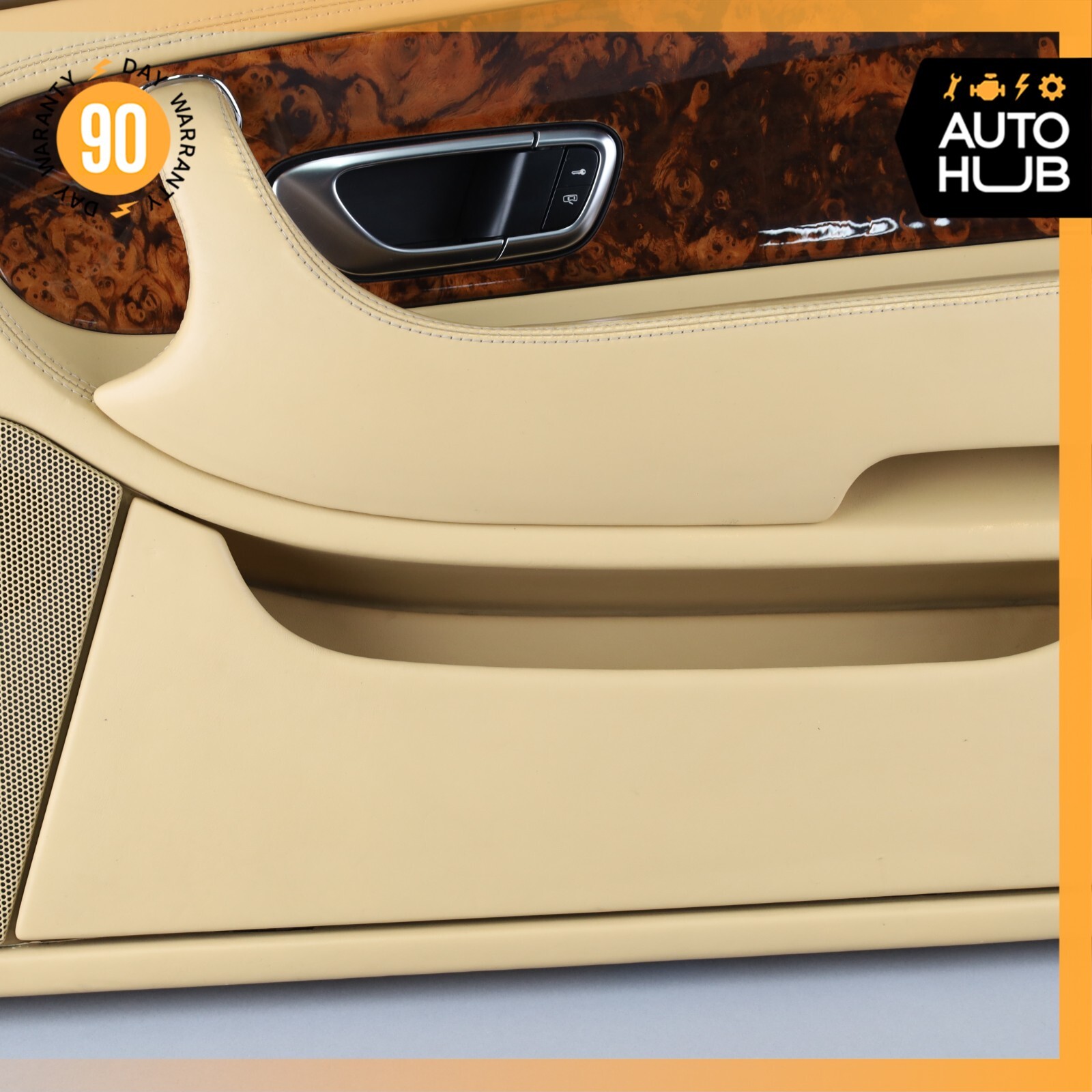 03-10 Bentley Continental GT Right Side Interior Door Panel Beige OEM 81k