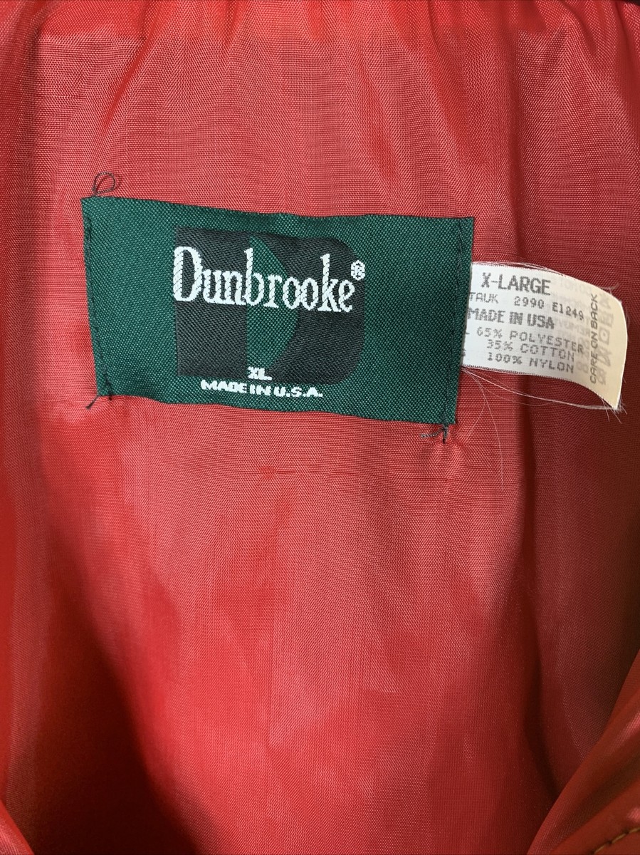 MADE IN USA Dunbrooke 1980年代 ブルゾン トリコロールカラー】90年代 アメリカ製 Dunbrooke pla-jac 中綿