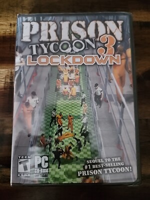 Prison Tycoon 3: Lockdown (PC CD-Rom, 2007) Brand New Sealed!