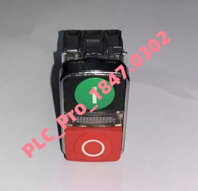 1PCS Brand New For Schneider XB4BW73731G5 Illuminated Double Headed Push Button