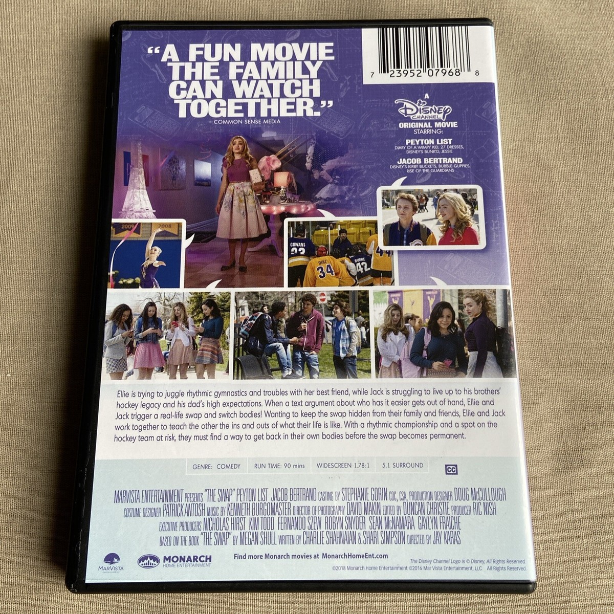 The Swap (DVD 2016 Disney Channel Original Movie) Peyton List Jacob  Bertrand Jay