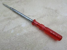 Vintage Quick-Wedge 1736 Flat Blade Screw Holding Screwdriver 3/16 X 6 USA MADE